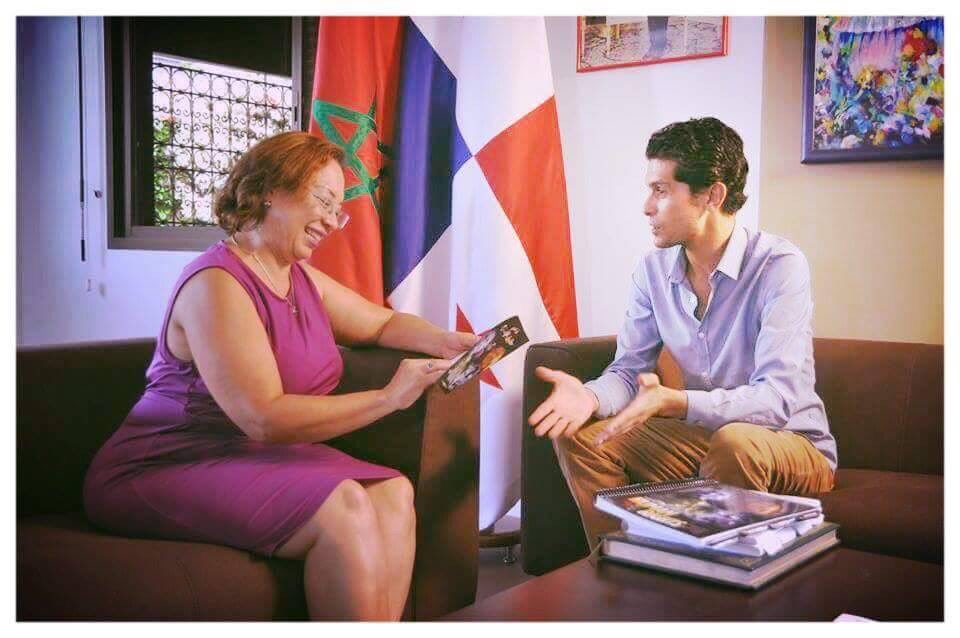 YOUTH AMBASSADOR OF PEACE Zakaria VISITS EMBASSY OF PANAMA